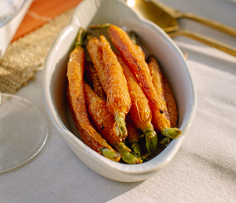 caramelized baby carrots